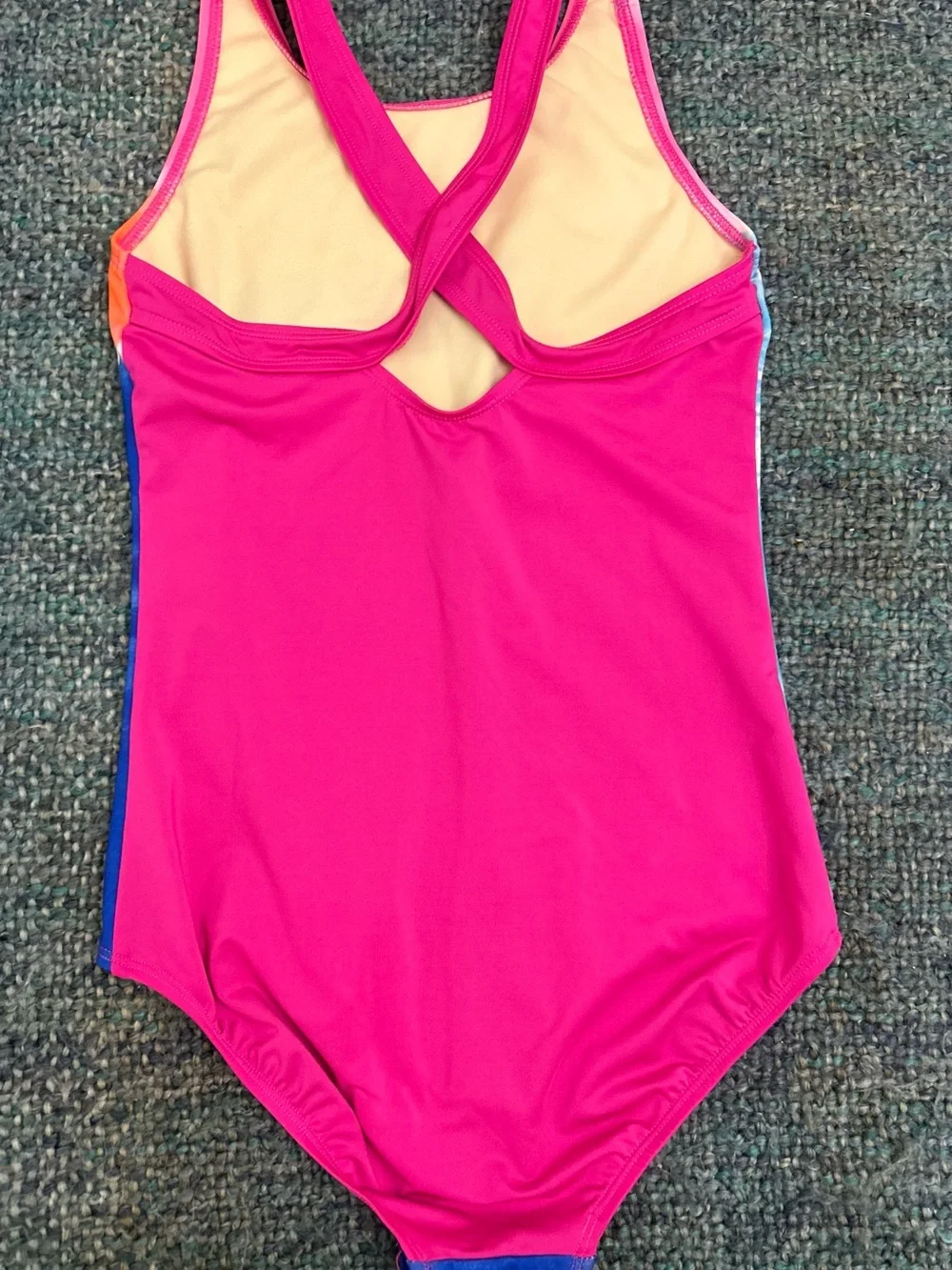Land’s End Girls Tie Dye One Piece Swimsuit Size 10